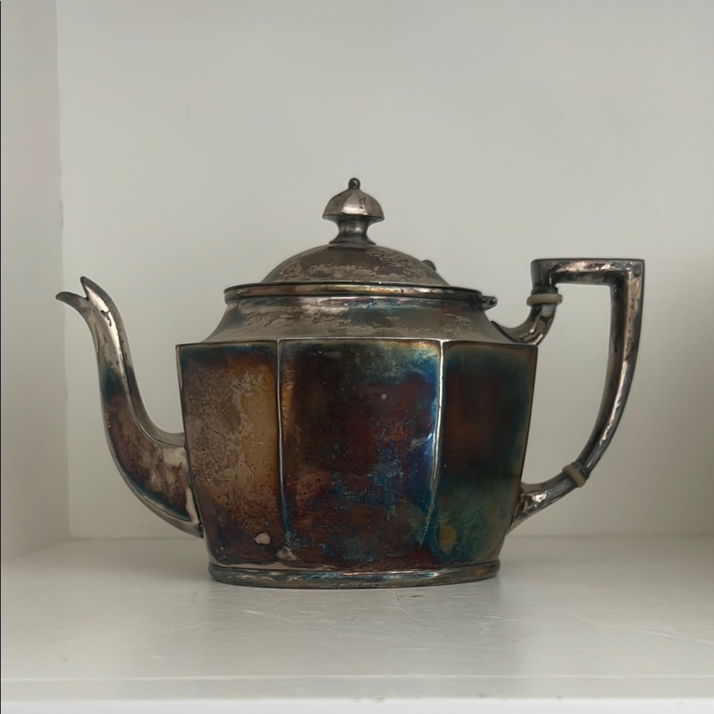 Hartford Sterling Co. Silver Plate Vintage Teapot Pre 1930s